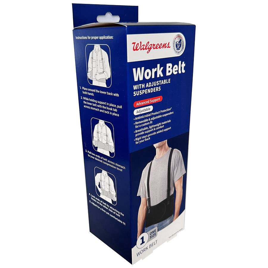 slide 3 of 3, Walgreens Work Belt, 1 ct