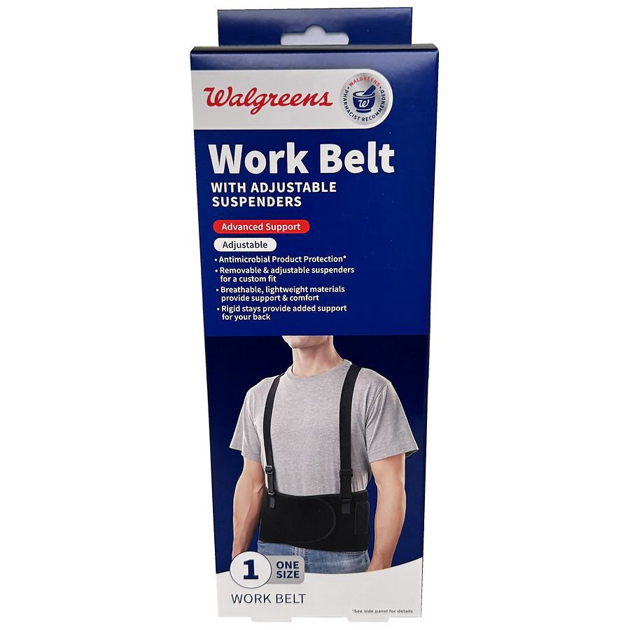 slide 1 of 3, Walgreens Work Belt, 1 ct