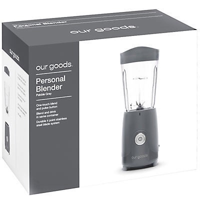 slide 1 of 1, our goods Personal Blender - Pebble Gray, 1 ct