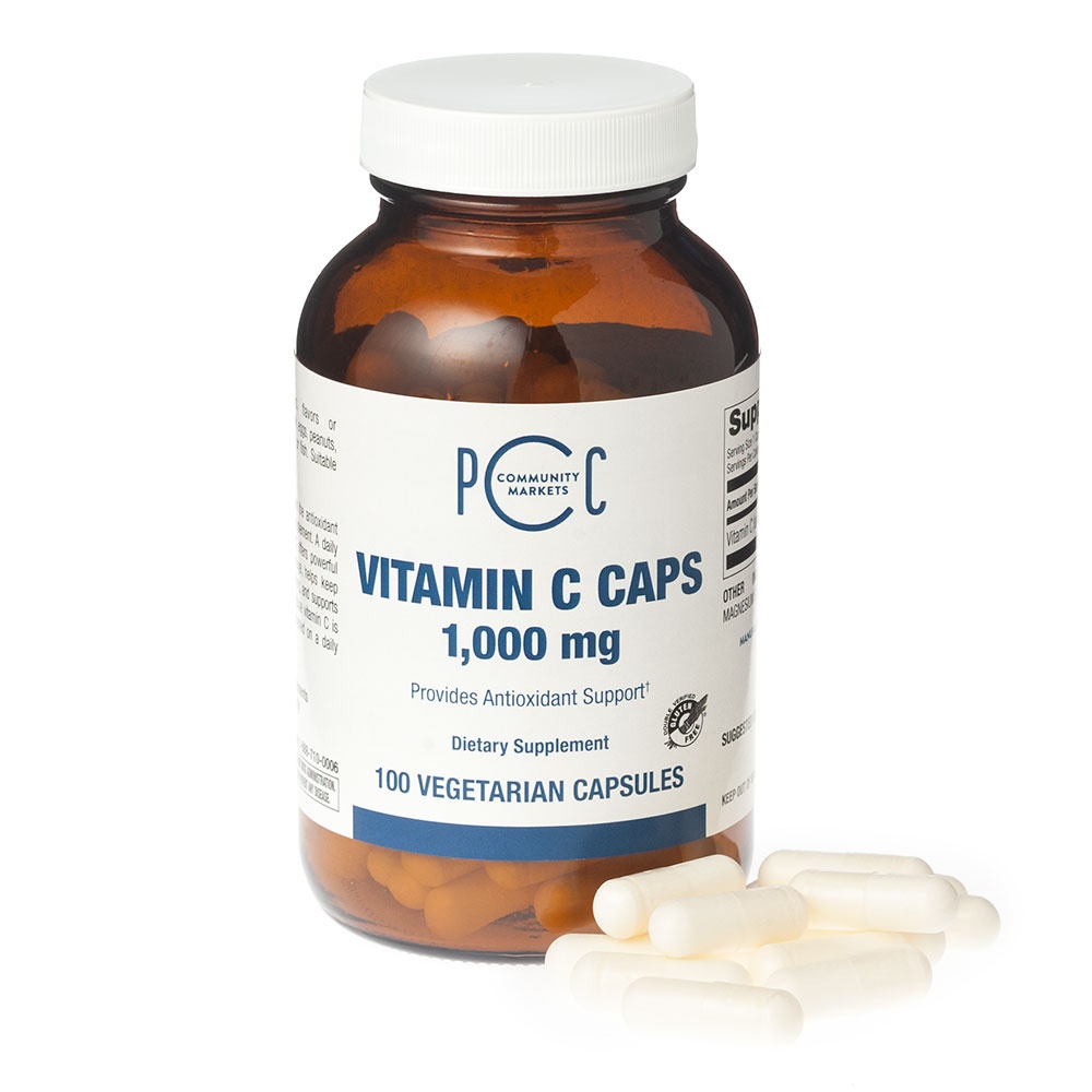 slide 1 of 1, PCC Vitamin C (Veggie Caps), 1 ct