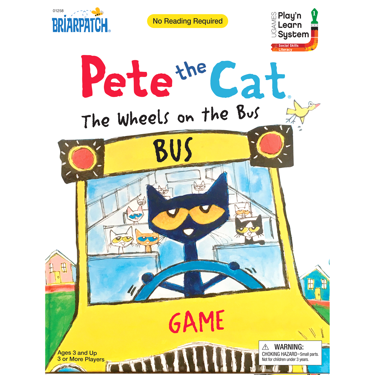 slide 1 of 1, University Games Pete The Cat: Wheels On The Bus Game, 1 ct