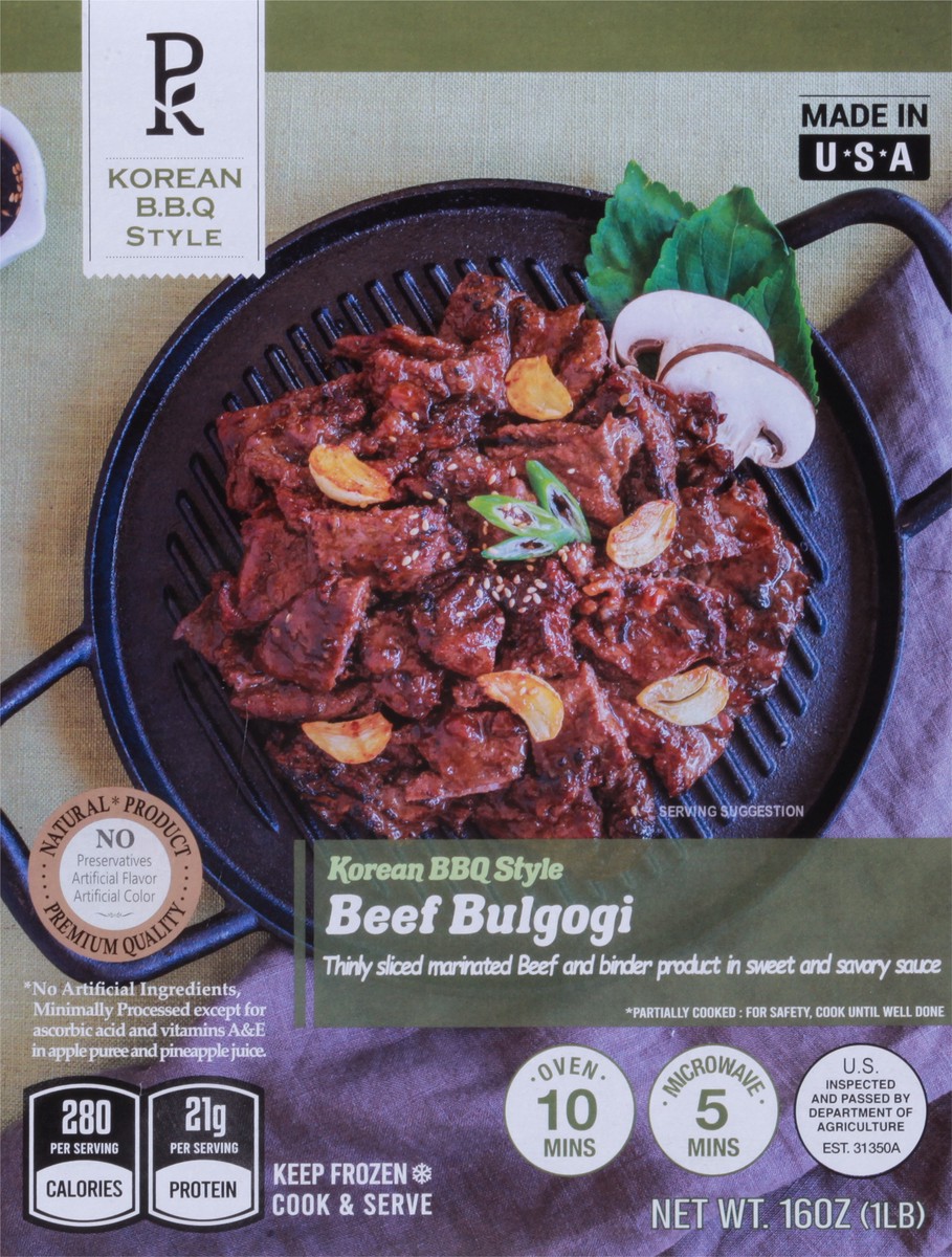 slide 4 of 13, PK Korean BBQ Style Beef Bulgogi 16 oz, 16 oz