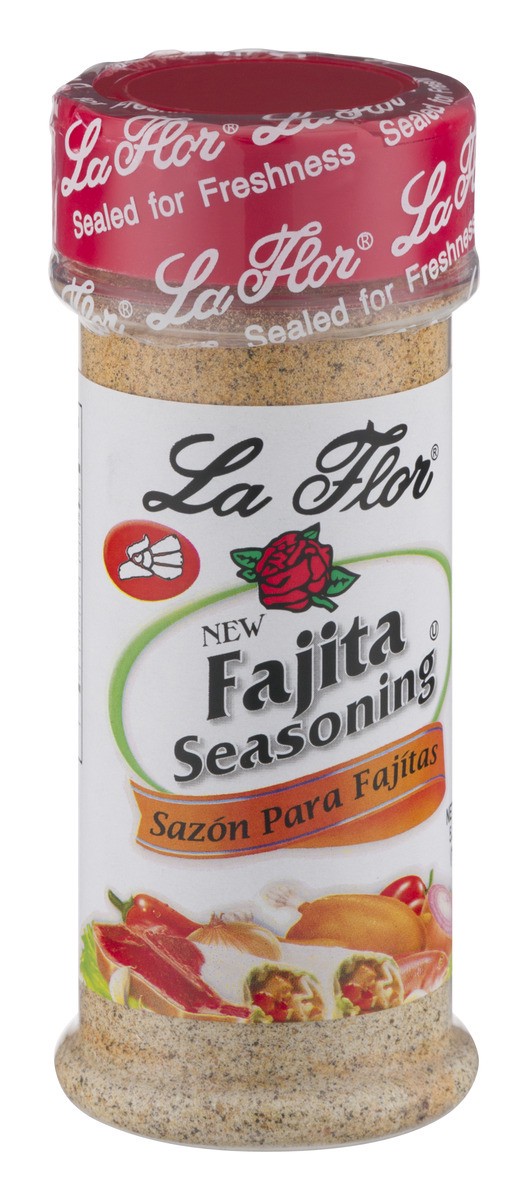 slide 2 of 9, La Flor Fajita Seasoning, 5.5 oz