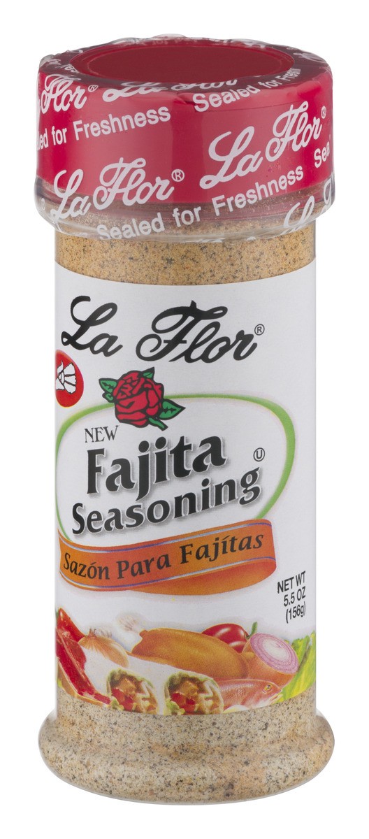 slide 4 of 9, La Flor Fajita Seasoning, 5.5 oz