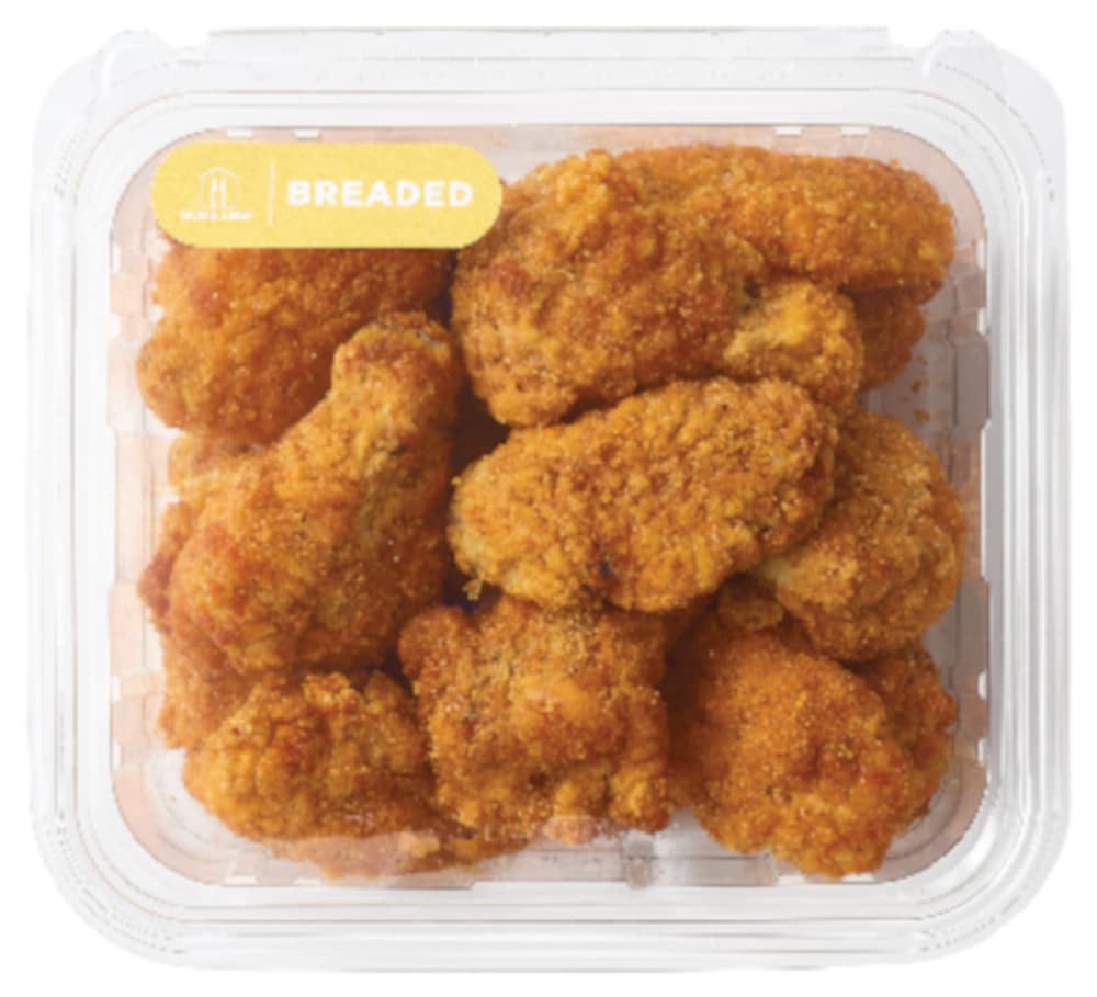slide 1 of 1, Home Chef Breaded Chicken Wings, per lb