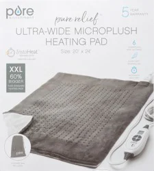 Pure Enrichment Pure Relief Ultra-Wide Microplush XXL Heating Pad 1 ea