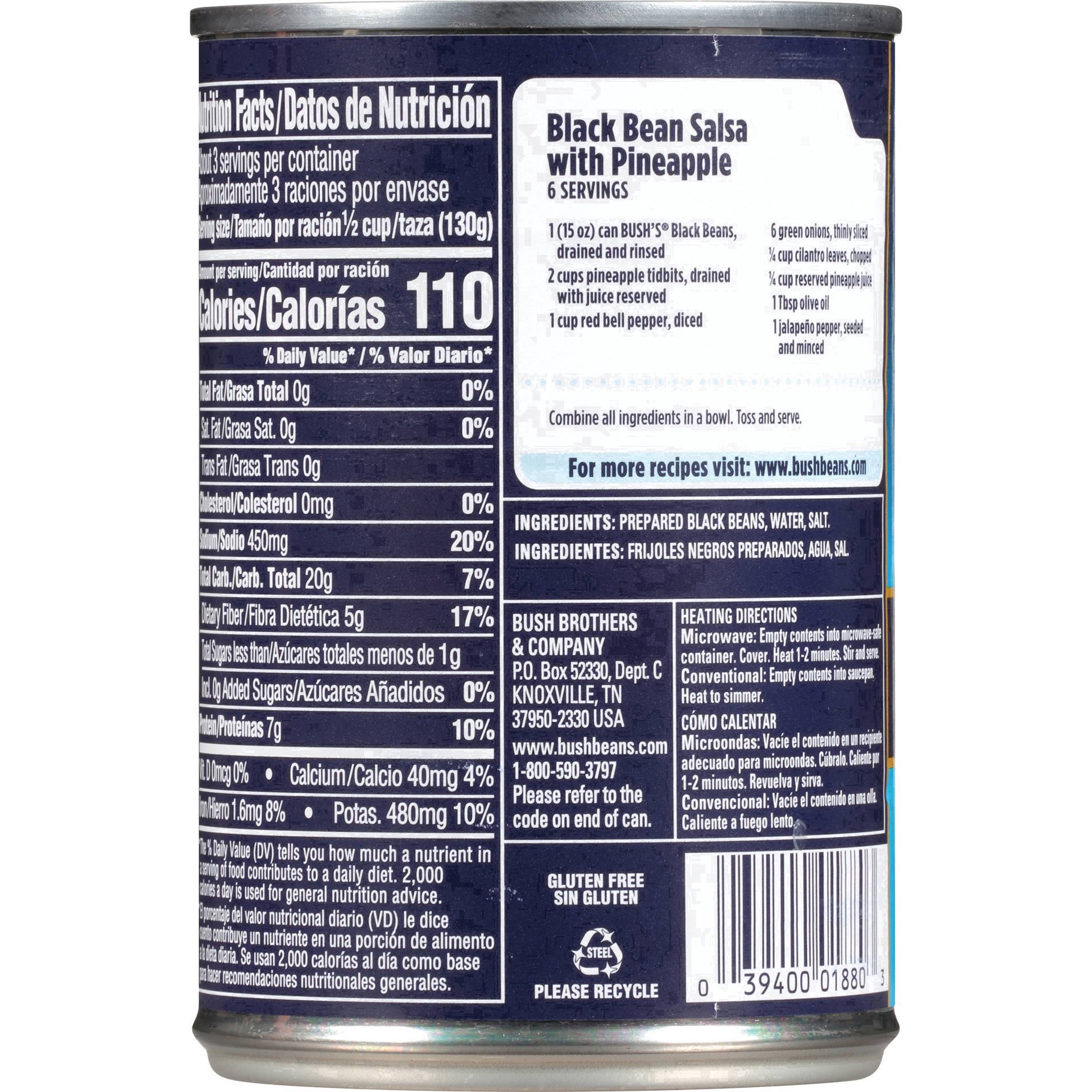 slide 22 of 84, Bush's Best Bush's Black Beans 15 oz, 16 oz