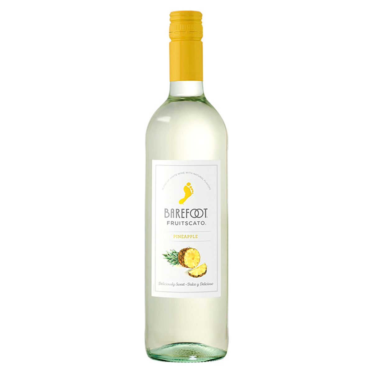 slide 1 of 5, Barefoot Fruitscato Pineapple Sweet Wine 750ml  , 1 ct