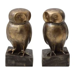 Resin Owl Bookends