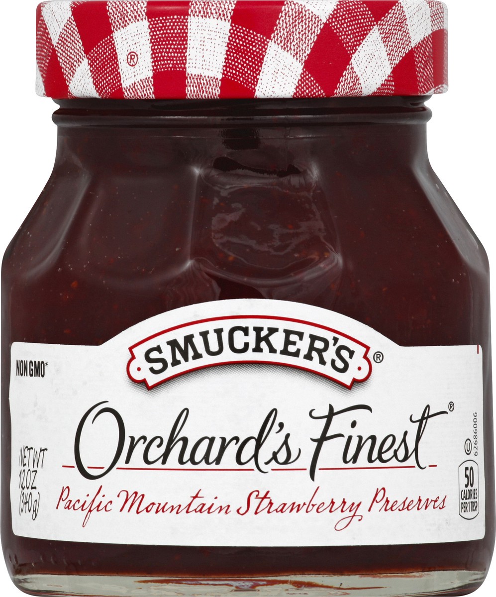 slide 5 of 6, Smucker's Orchard's Finest Strawberry Spread, 12 oz