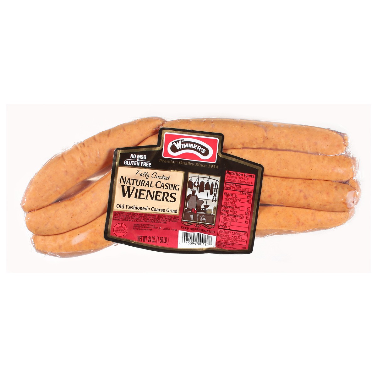 slide 2 of 13, Wimmer's Wieners, 12 ct; 24 oz