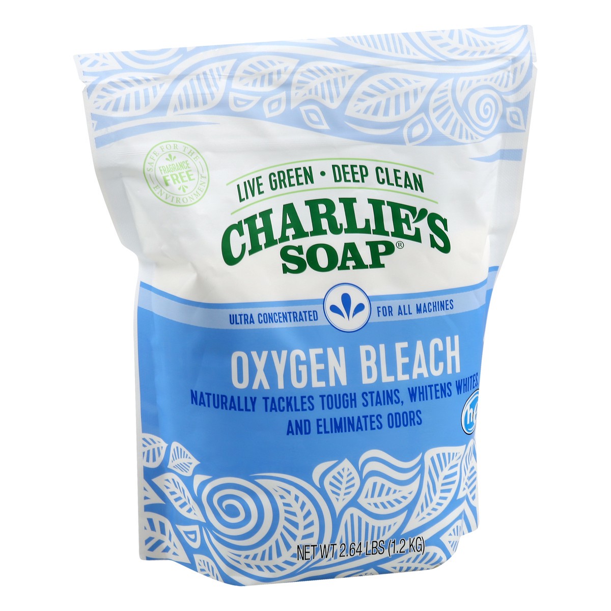 slide 3 of 9, Charlie's Soap Oxygen Bleach 2.64 lb, 2.64 lb