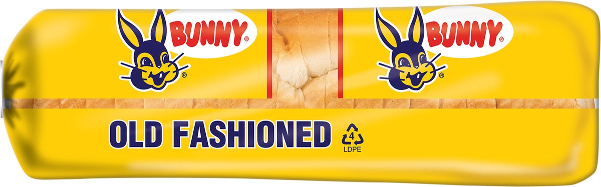 slide 3 of 8, Bunny Bread Old Fashioned, Enriched Sliced White Bread, 20 oz Loaf, 20 oz