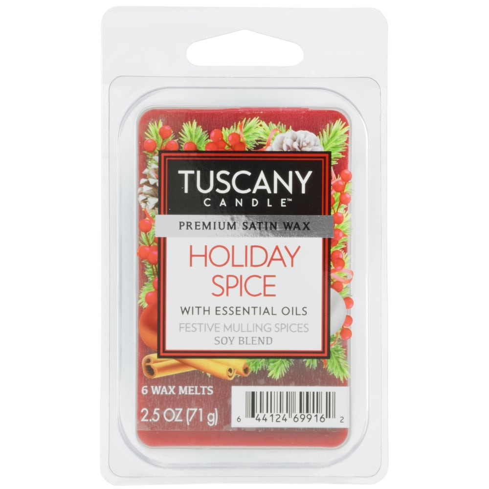 slide 1 of 1, Tuscany Candle Holiday Spice Frag Bar Wax Melts, 2.5 oz