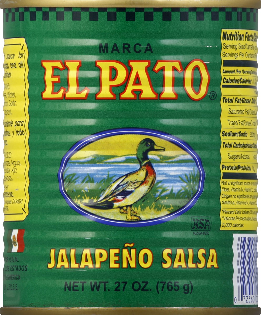 slide 2 of 2, El Pato Salsa 27 oz, 27 oz