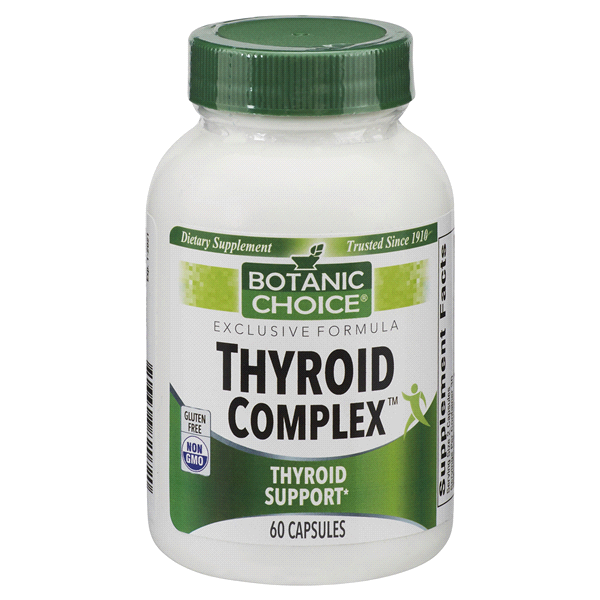slide 1 of 1, Botanic Choice Thyroid Complex, 60 ct