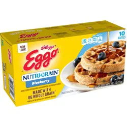 Eggo Frozen Waffles, Good Source of 9 Vitamins and Minerals, Blueberry