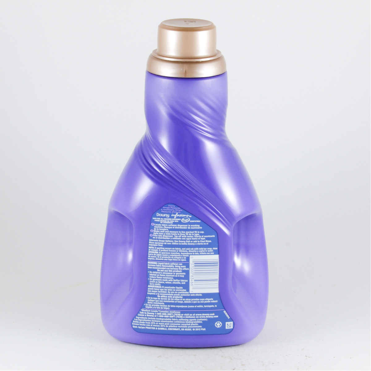 slide 3 of 6, Downy Infusions Calm Lavender & Vanilla Bean Liquid Fabric Softener, 48 fl oz