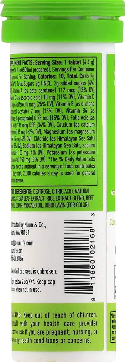 slide 10 of 12, Nuun Hydration Tablets Tangerine Lime Vitamins 12 ea, 12 ct