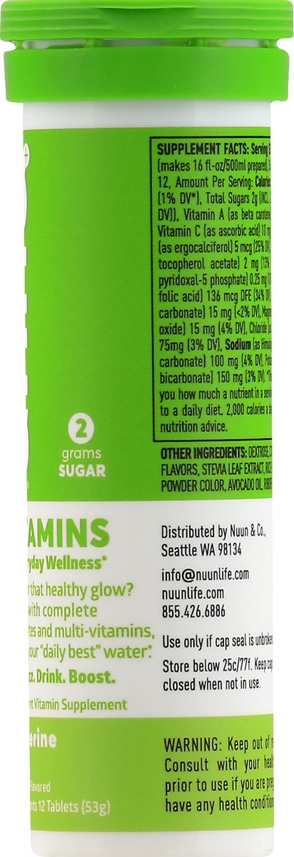 slide 12 of 12, Nuun Hydration Tablets Tangerine Lime Vitamins 12 ea, 12 ct