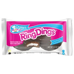 Cakes, Drake's Snack RING DINGS  cakes (wrap)