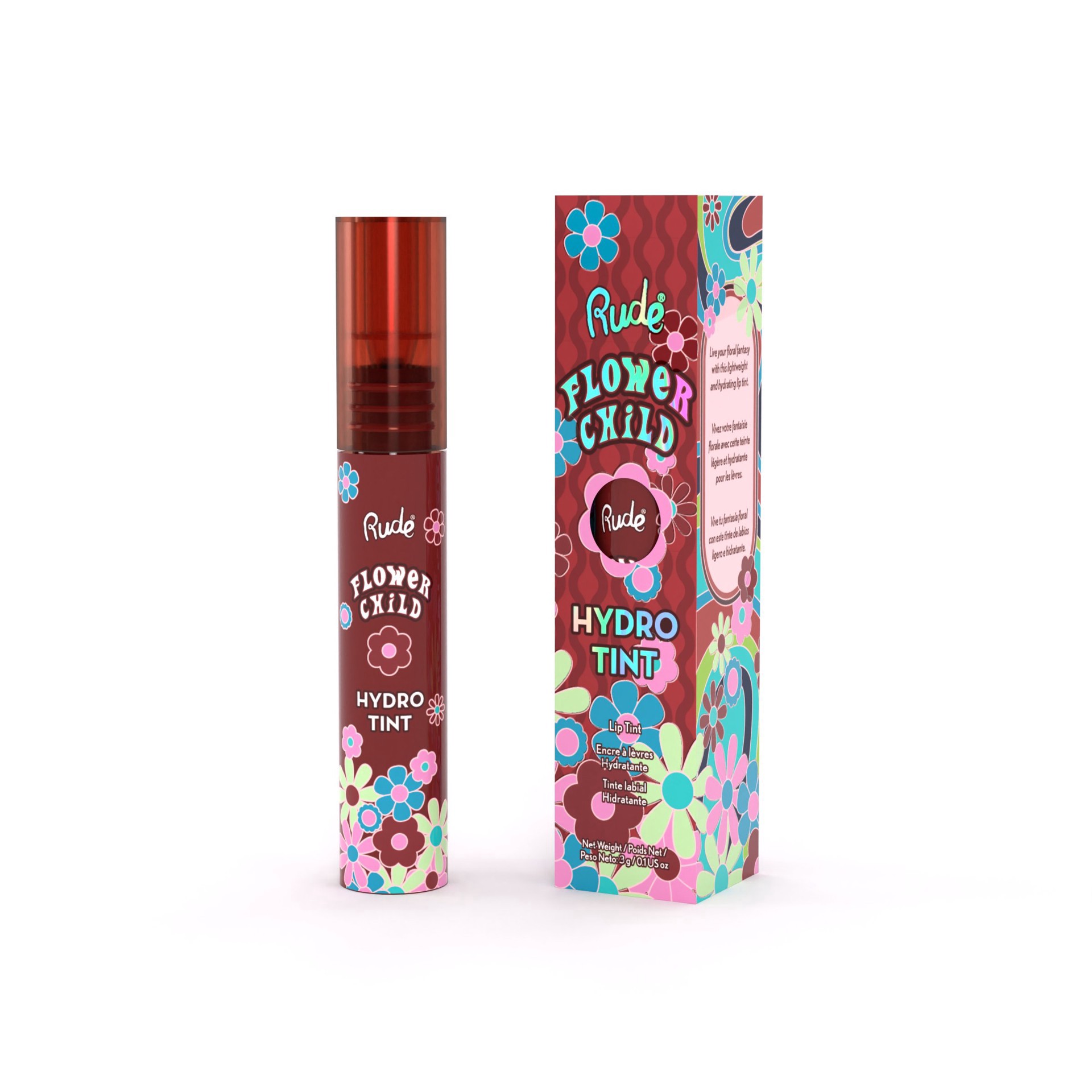 slide 1 of 1, Rude Cosmetics Flower Child Hydro Tint - Chocolate Cosmo, 1 ct