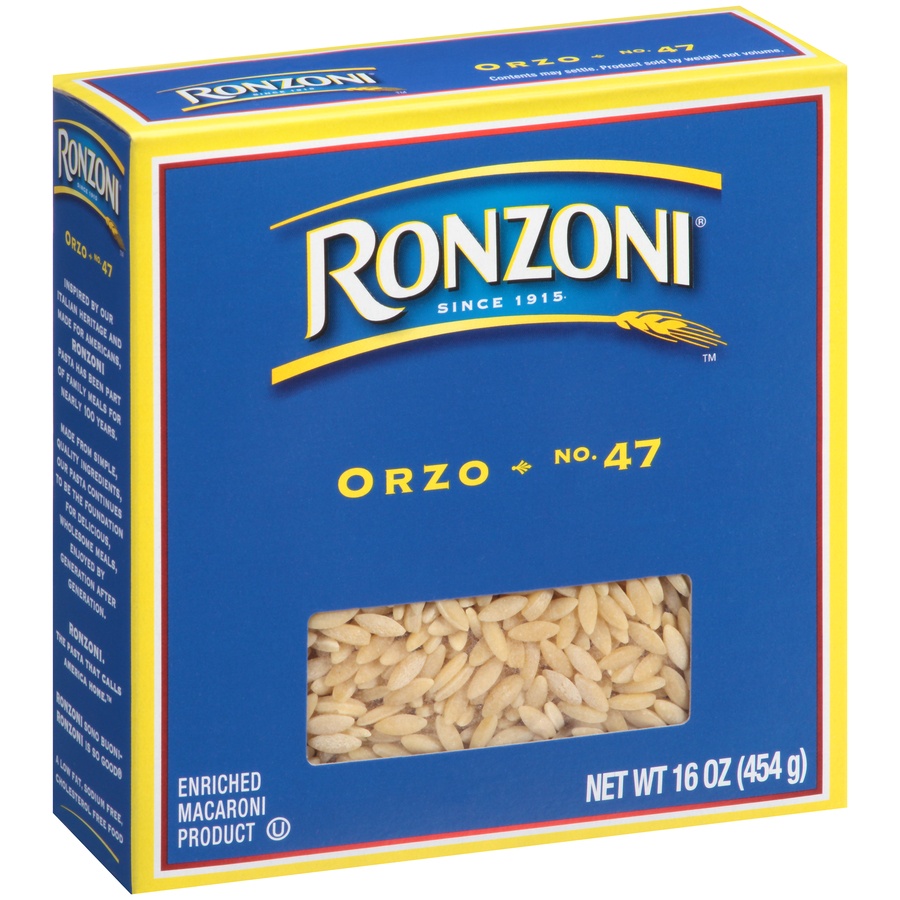 slide 2 of 8, Ronzoni Orzo, 16 oz