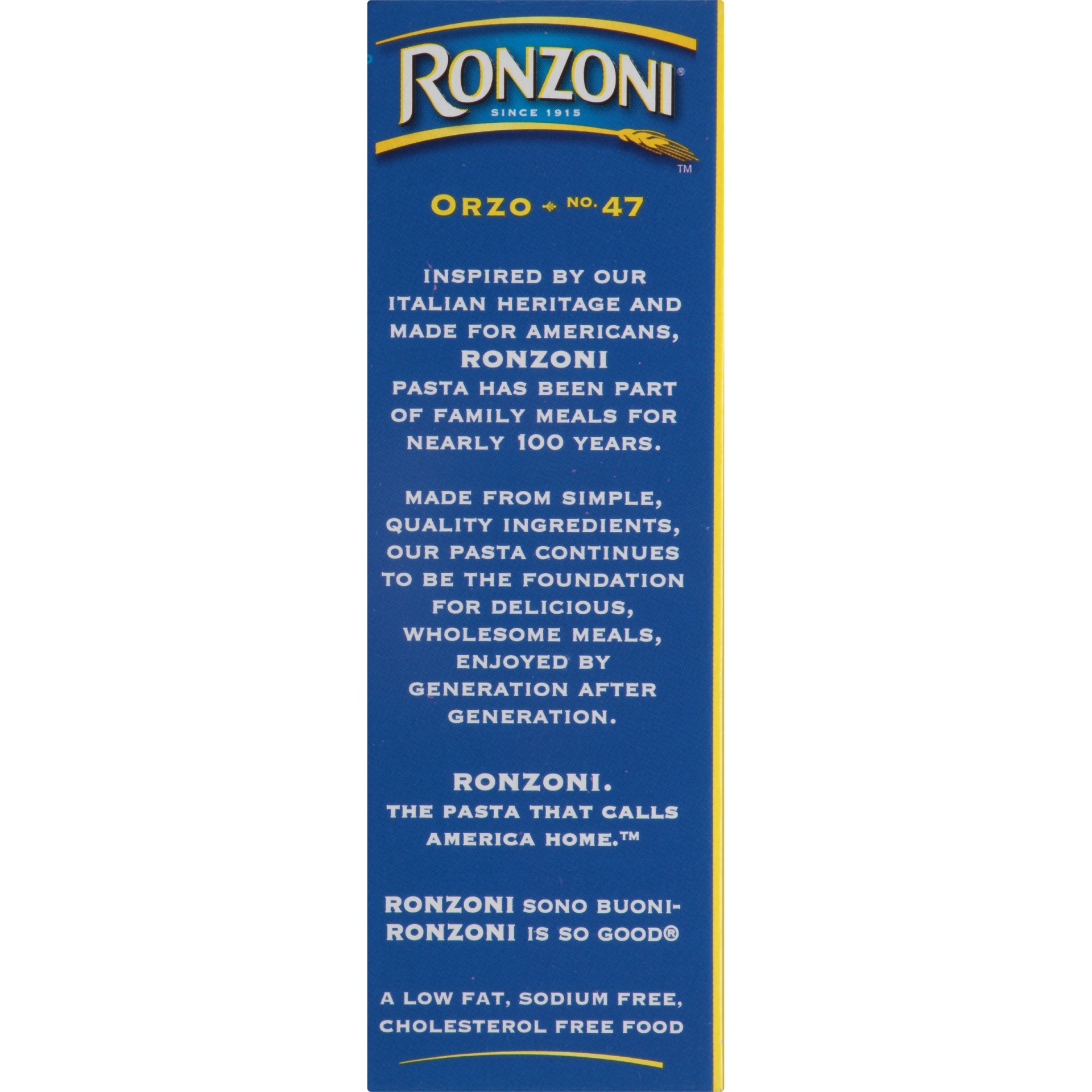 slide 4 of 8, Ronzoni Orzo, 16 oz