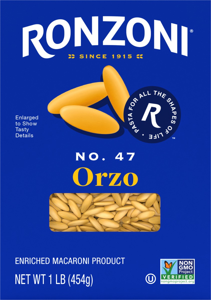 slide 6 of 9, Ronzoni Orzo, 16 oz
