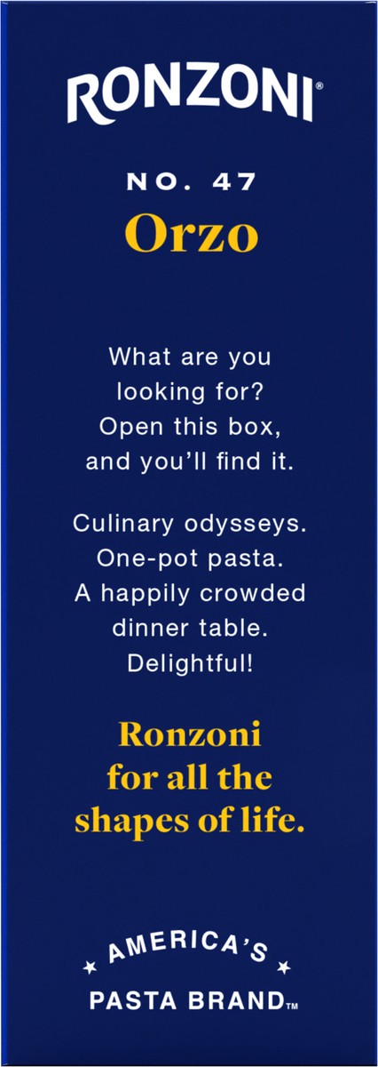 slide 7 of 9, Ronzoni Orzo, 16 oz