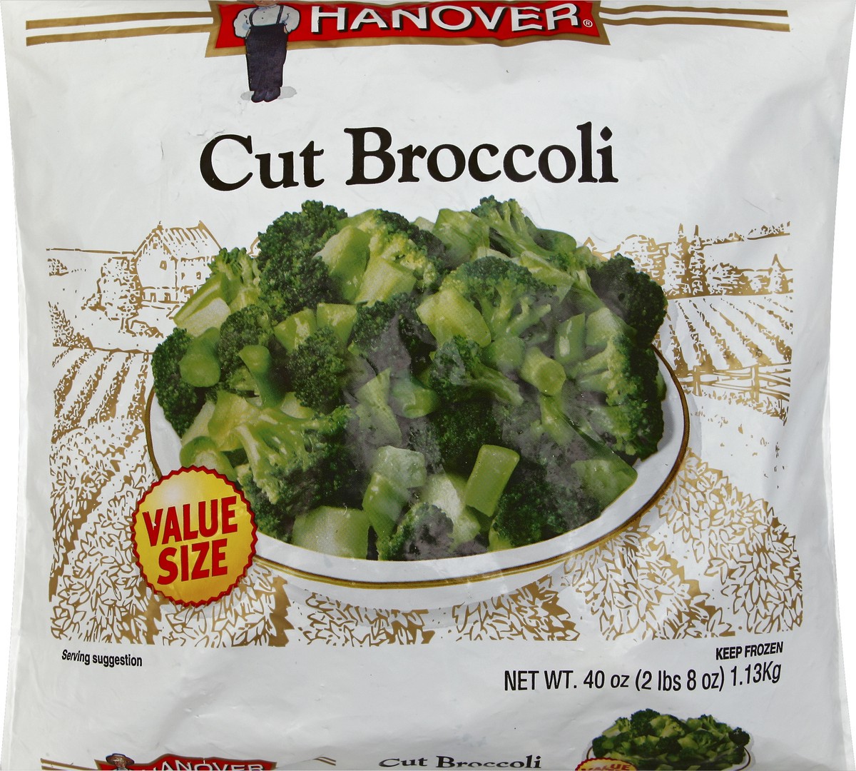 slide 1 of 5, Hanover Broccoli 40 oz, 40 oz