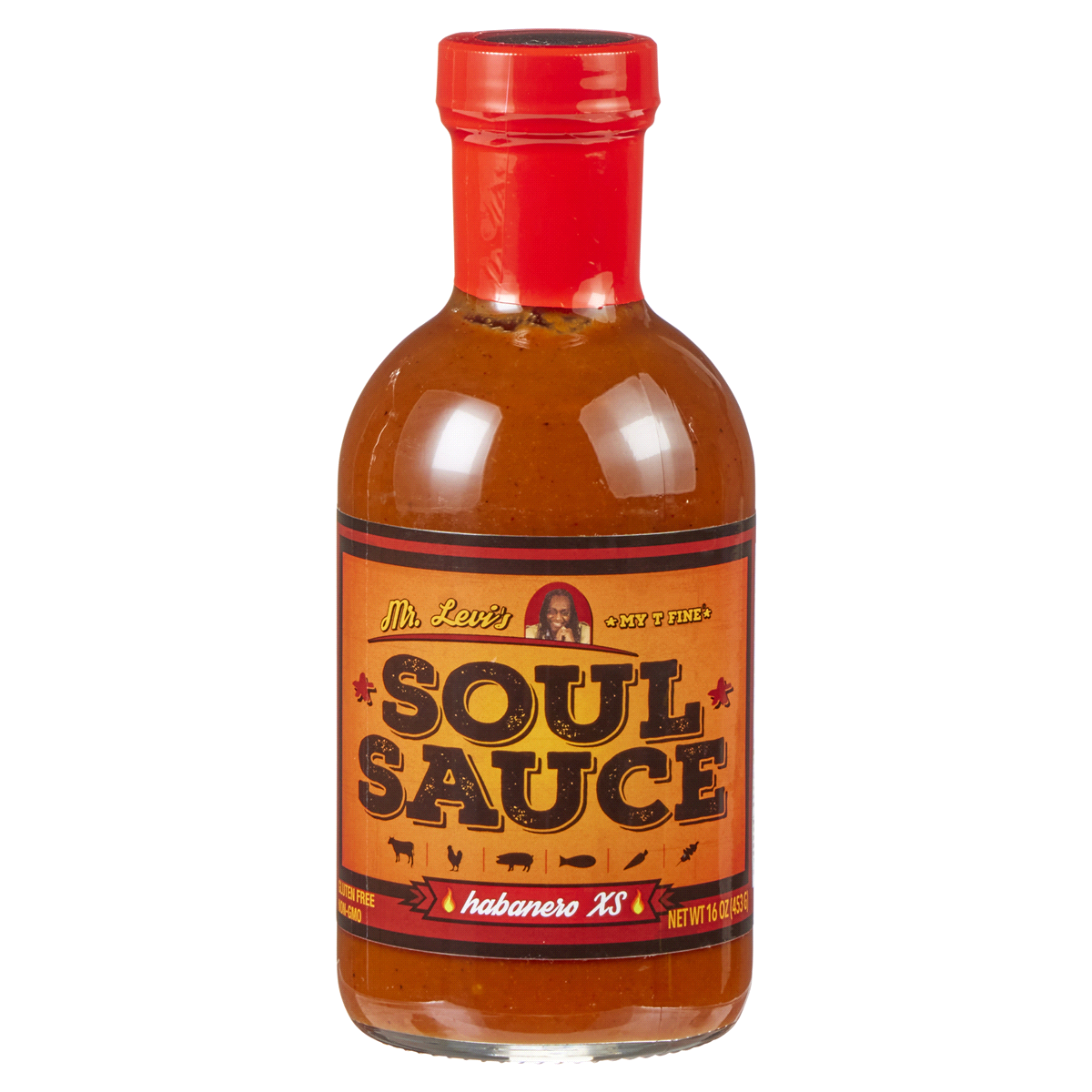 slide 1 of 29, Mr. Levi's Mytfine Soul Sauce Habanero X, 16 oz
