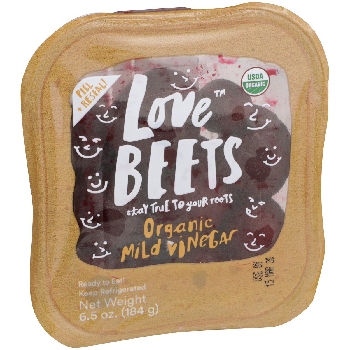 slide 8 of 9, Love Beets Organic Mild Vinegar Beets 6.5oz Pack, 6.5 oz