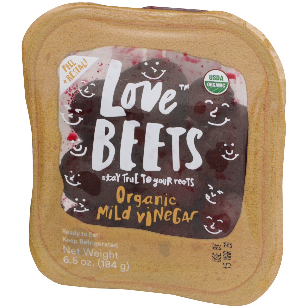 slide 7 of 9, Love Beets Organic Mild Vinegar Beets 6.5oz Pack, 6.5 oz