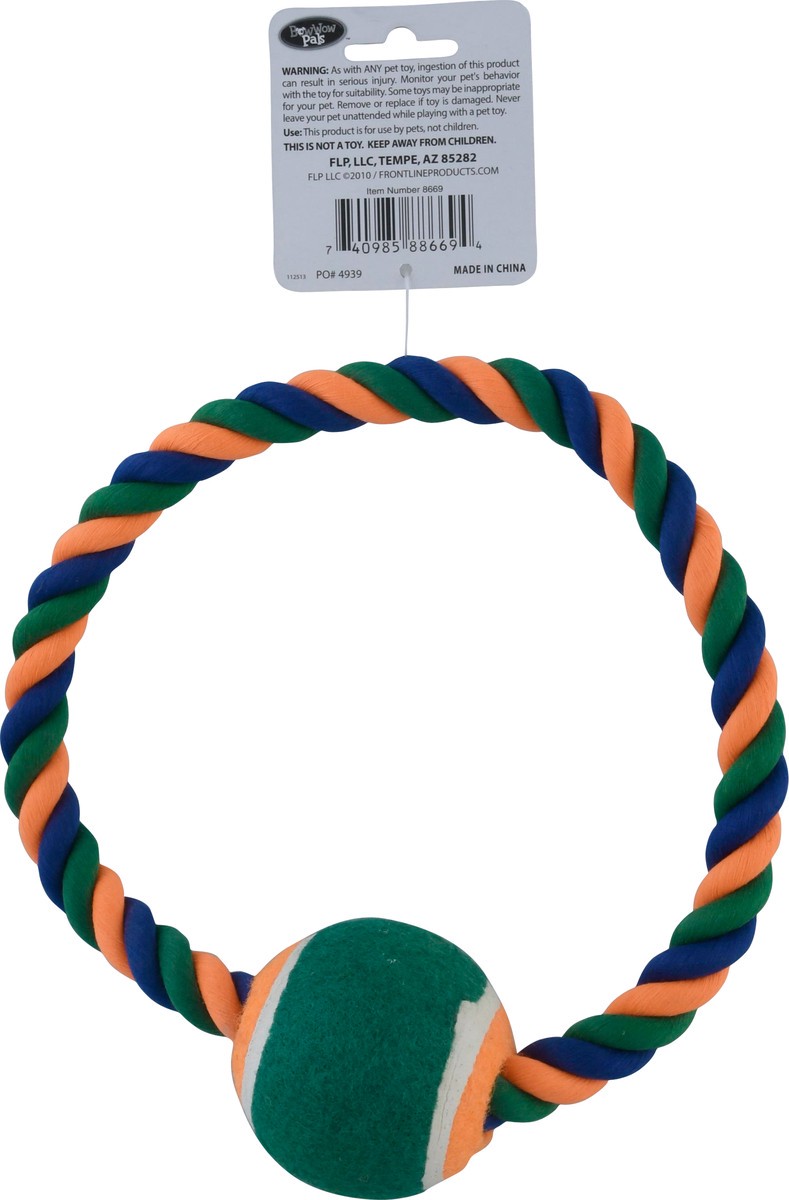 slide 3 of 9, BowWow Pals Tug & Play Rope Ring 1 ea, 1 ct