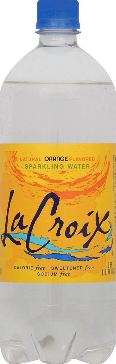 slide 5 of 6, La Croix Sparkling Water 1 lt, 1 l