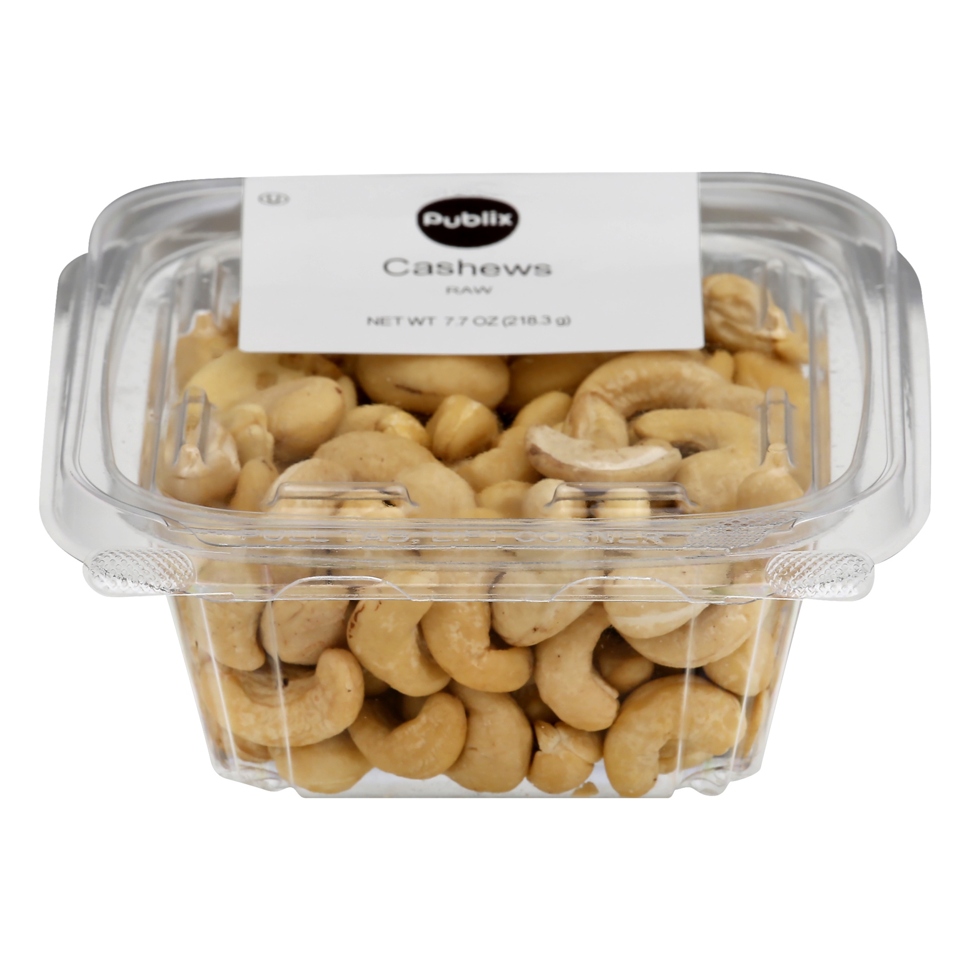 slide 1 of 1, Publix Raw Cashews, 7.7 oz