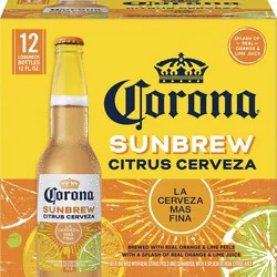 Corona Sunbrew Citrus Cerveza Mexican Import Beer