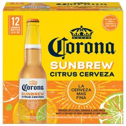 Corona Sunbrew Citrus Cerveza Mexican Import Beer