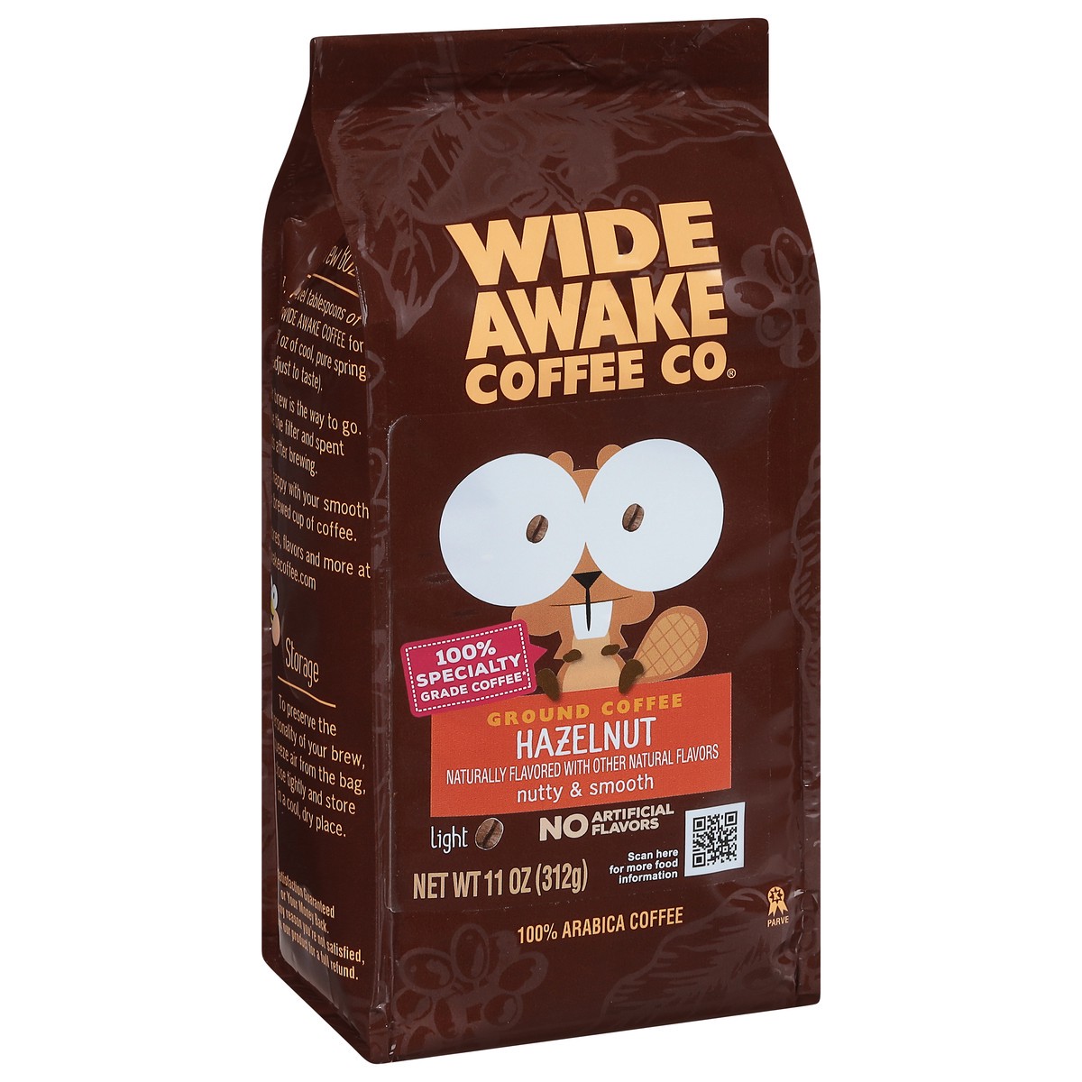 slide 6 of 10, Wide Awake Coffee Co. Light Roast Hazelnut 100% Arabica Ground Coffee - 11 oz, 11 oz