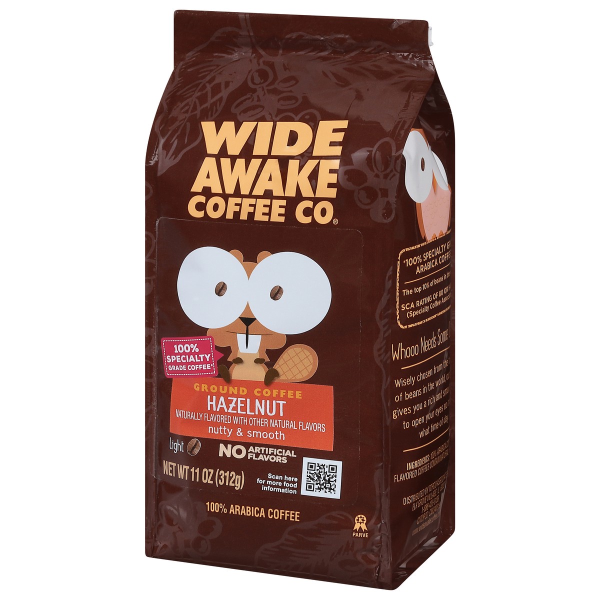 slide 9 of 10, Wide Awake Coffee Co. Light Roast Hazelnut 100% Arabica Ground Coffee - 11 oz, 11 oz