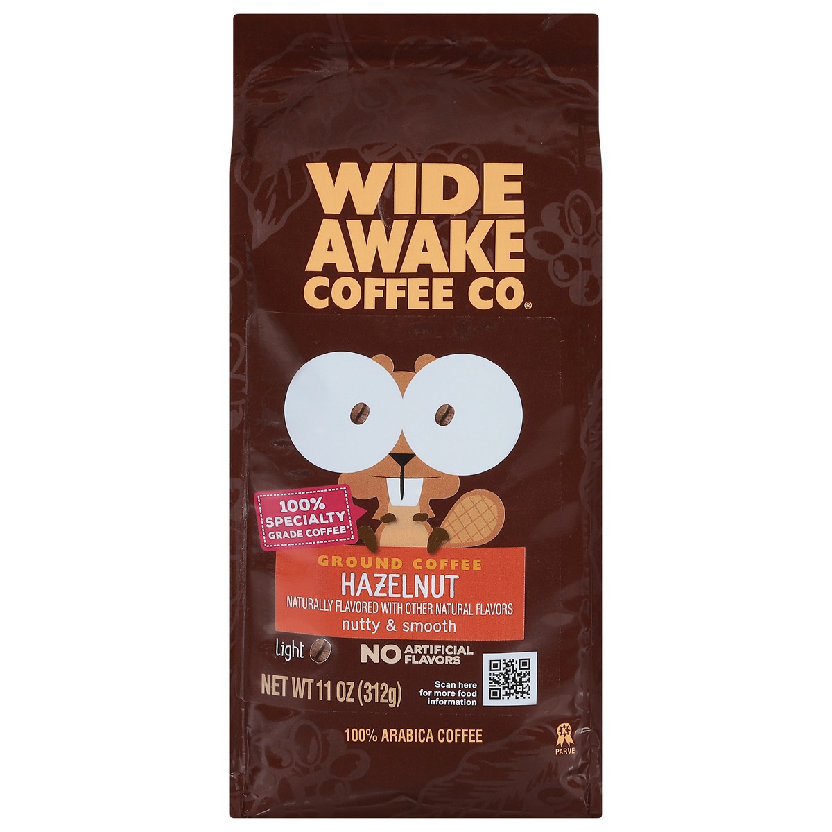 slide 3 of 10, Wide Awake Coffee Co. Light Roast Hazelnut 100% Arabica Ground Coffee - 11 oz, 11 oz