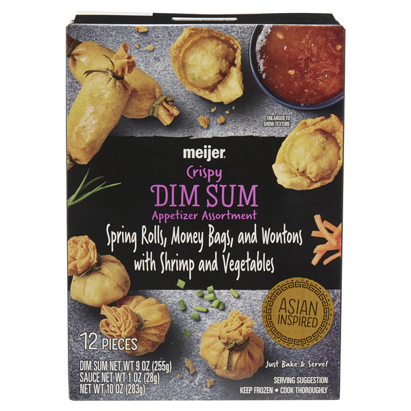 slide 1 of 1, Meijer Crispy Dim Sum Assortment, 10 oz