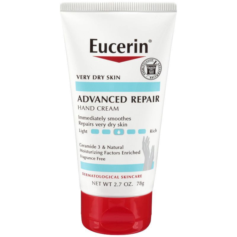 slide 1 of 5, Eucerin Advanced Repair Hand Cream 2.7 oz. Tube, 2.7 oz