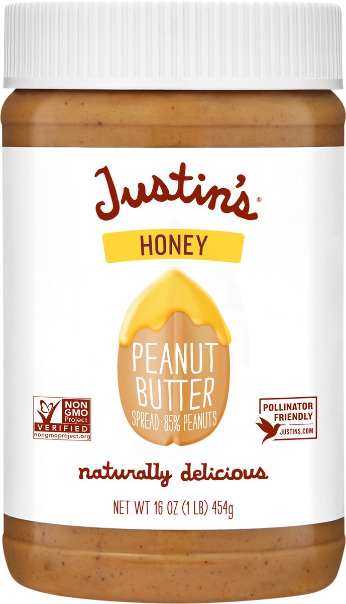 slide 7 of 10, Justin's Honey Peanut Butter- 16 oz, 16 oz