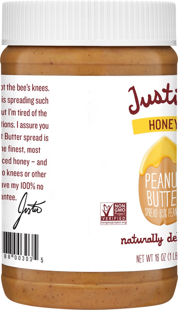 slide 10 of 10, Justin's Honey Peanut Butter- 16 oz, 16 oz