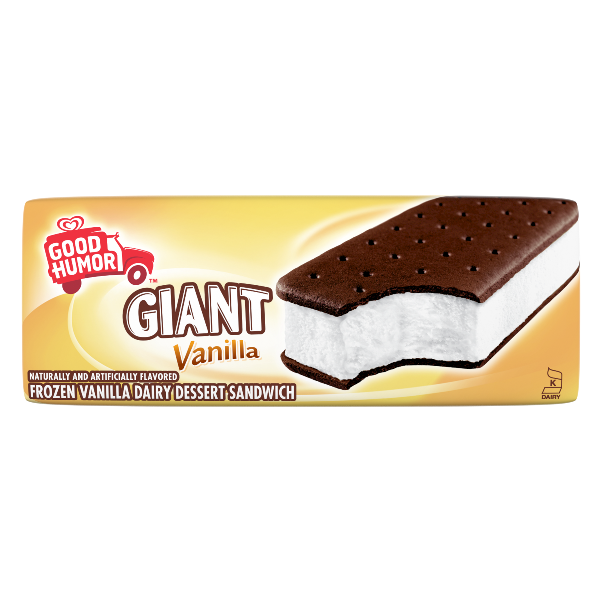 slide 3 of 4, Good Humor Ice Cream & Frozen Desserts Giant Vanilla Sandwich, 1 ct, 1 ct