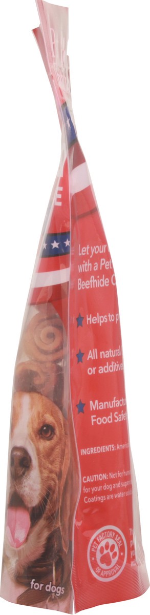 slide 9 of 9, Pet Factory 14 Pack American Beefhide Chicken Flavored Mini Rolls 14 ea Pouch, 14 ct