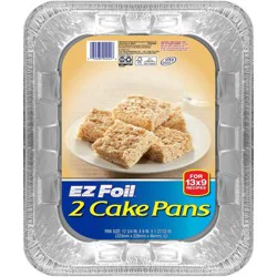 EZ Foil 13x9 Recipes Cake Pans 2 ea