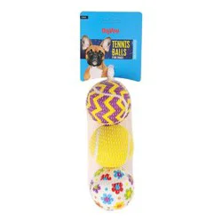 Hy-Vee Tennis Ball Dog Toys - 3 Pack